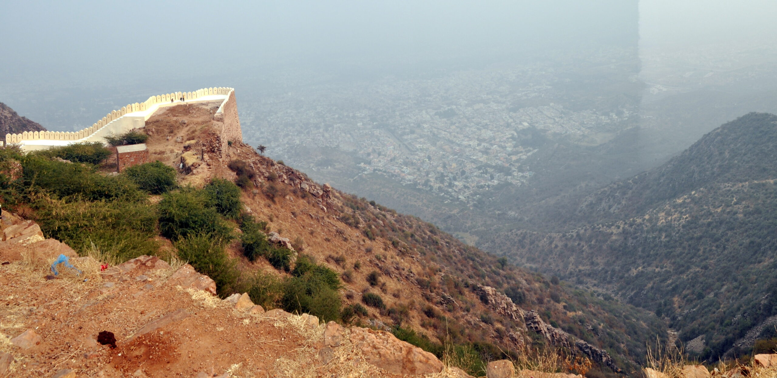 The Fort Wall of Taragarh Ajmer scaled